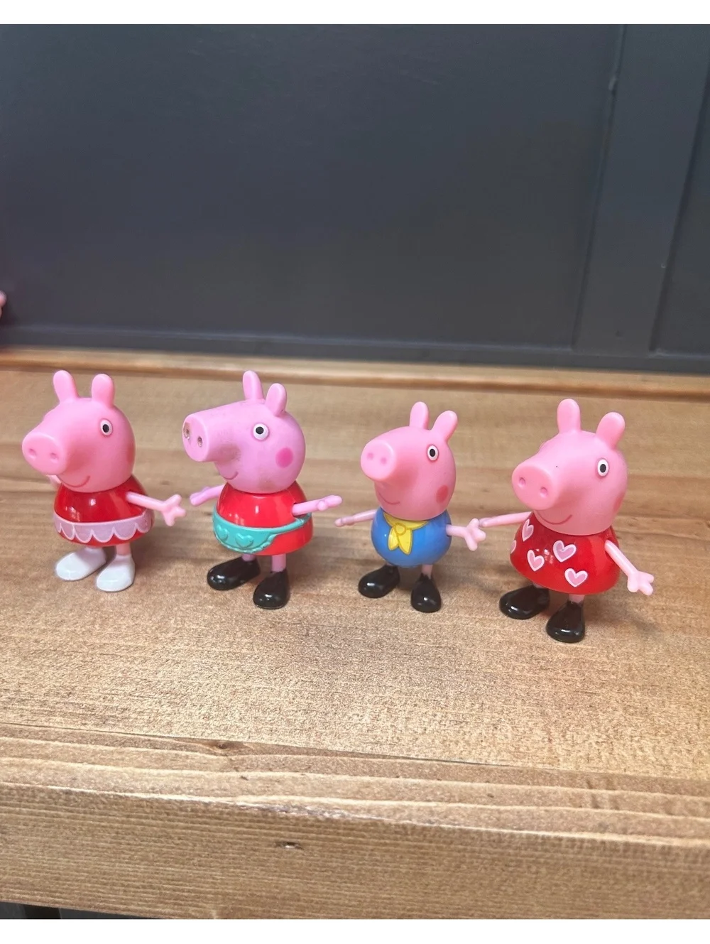 Peppa Pig Family Toy Set with Talking Moving Red Convertible Car and Accessories